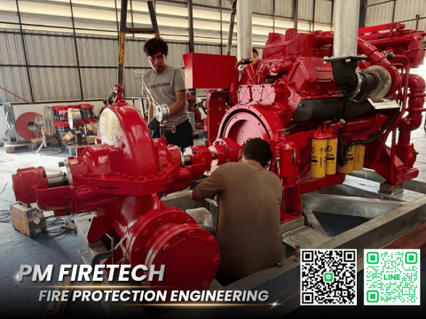 Overhaul Engine Fire Pump And DYNO Test